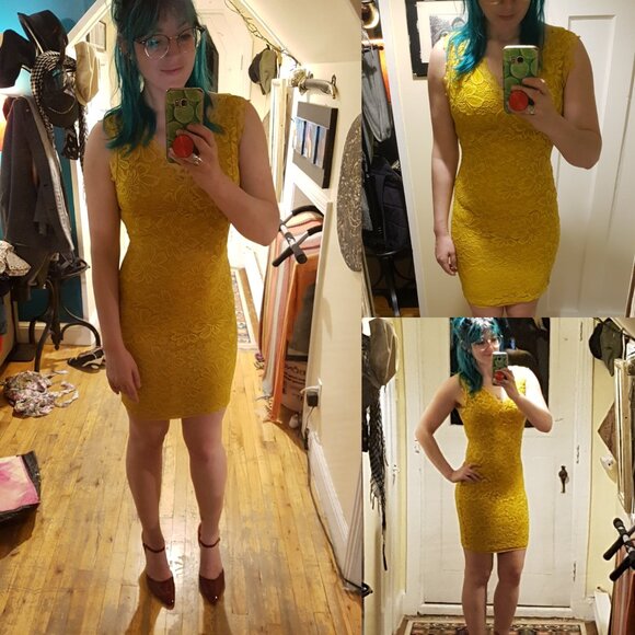 Yellow dress M - Picture 2 of 5